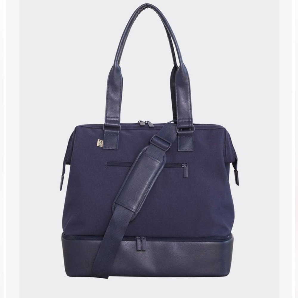 Navy Blue Convertible Mini Weekender Bag